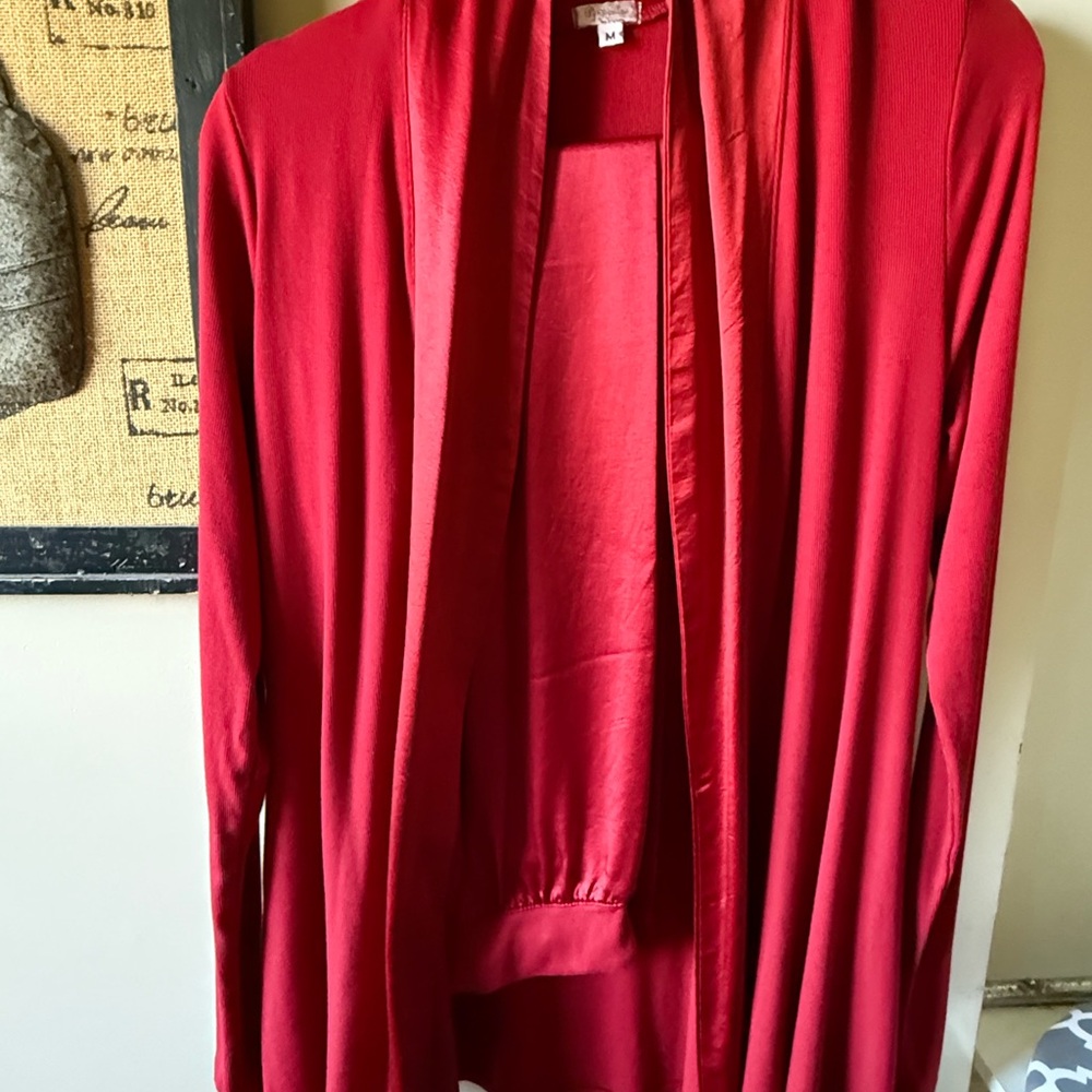 Harlow Vibrant Red Cardigan